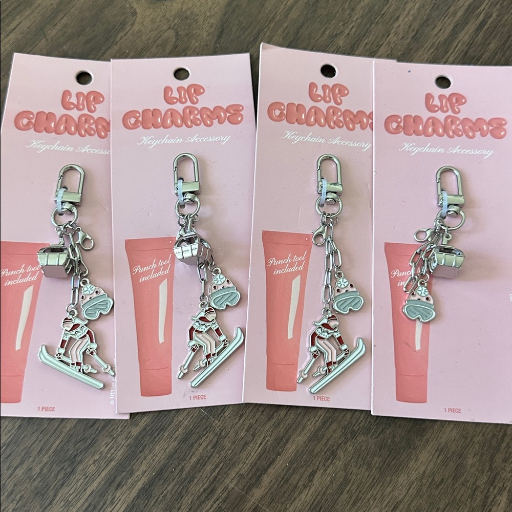 Target Lip Gloss Charms studio artifact Lip Charm Keychain Accessory
